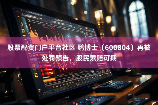 股票配资门户平台社区 鹏博士（600804）再被处罚预告，股民索赔可期